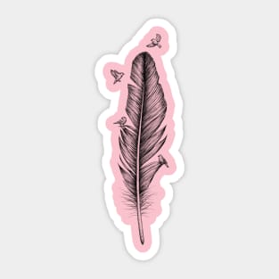 Birds of a Feather Sticker